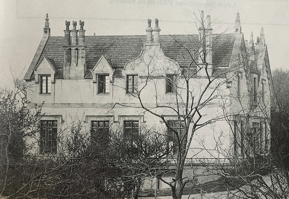 Netherbyres House when first built in 1840's